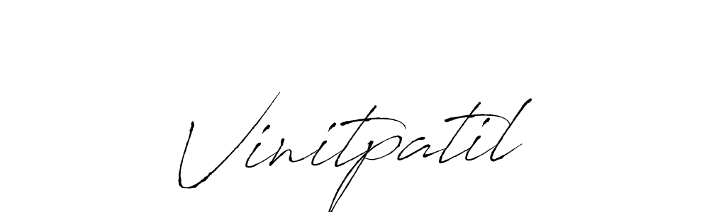 Design your own signature with our free online signature maker. With this signature software, you can create a handwritten (Antro_Vectra) signature for name Vinitpatil. Vinitpatil signature style 6 images and pictures png