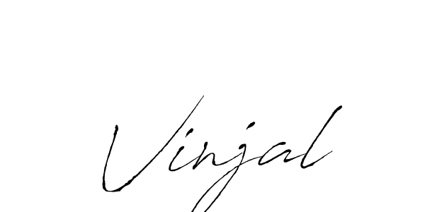 Once you've used our free online signature maker to create your best signature Antro_Vectra style, it's time to enjoy all of the benefits that Vinjal name signing documents. Vinjal signature style 6 images and pictures png