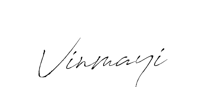 You should practise on your own different ways (Antro_Vectra) to write your name (Vinmayi) in signature. don't let someone else do it for you. Vinmayi signature style 6 images and pictures png