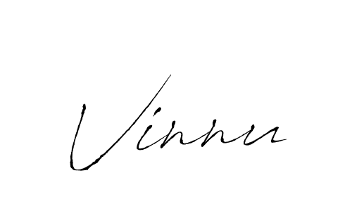 Also we have Vinnu name is the best signature style. Create professional handwritten signature collection using Antro_Vectra autograph style. Vinnu signature style 6 images and pictures png