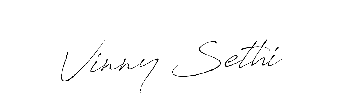 Make a beautiful signature design for name Vinny Sethi. Use this online signature maker to create a handwritten signature for free. Vinny Sethi signature style 6 images and pictures png