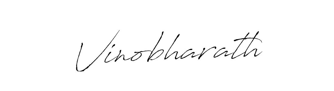How to make Vinobharath signature? Antro_Vectra is a professional autograph style. Create handwritten signature for Vinobharath name. Vinobharath signature style 6 images and pictures png