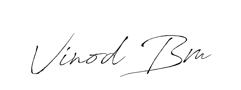 You can use this online signature creator to create a handwritten signature for the name Vinod Bm. This is the best online autograph maker. Vinod Bm signature style 6 images and pictures png