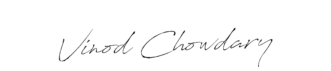 It looks lik you need a new signature style for name Vinod Chowdary. Design unique handwritten (Antro_Vectra) signature with our free signature maker in just a few clicks. Vinod Chowdary signature style 6 images and pictures png