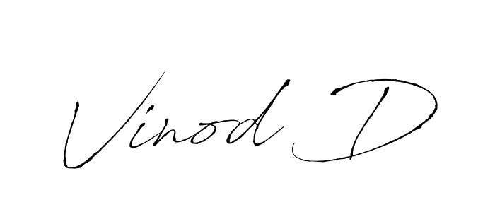 if you are searching for the best signature style for your name Vinod D. so please give up your signature search. here we have designed multiple signature styles  using Antro_Vectra. Vinod D signature style 6 images and pictures png