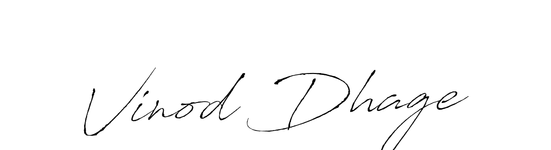 Antro_Vectra is a professional signature style that is perfect for those who want to add a touch of class to their signature. It is also a great choice for those who want to make their signature more unique. Get Vinod Dhage name to fancy signature for free. Vinod Dhage signature style 6 images and pictures png