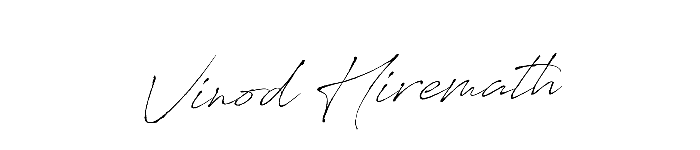 Make a short Vinod Hiremath signature style. Manage your documents anywhere anytime using Antro_Vectra. Create and add eSignatures, submit forms, share and send files easily. Vinod Hiremath signature style 6 images and pictures png