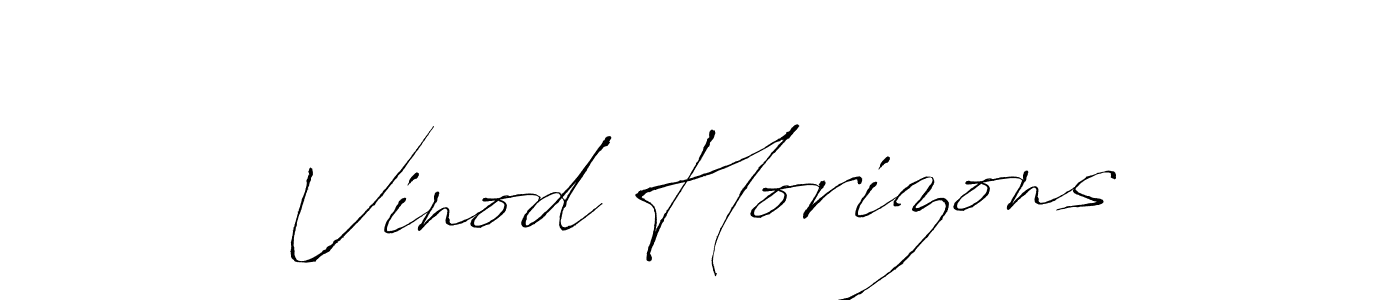 Also we have Vinod Horizons name is the best signature style. Create professional handwritten signature collection using Antro_Vectra autograph style. Vinod Horizons signature style 6 images and pictures png