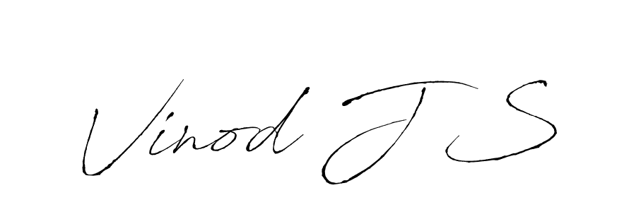 You should practise on your own different ways (Antro_Vectra) to write your name (Vinod J S) in signature. don't let someone else do it for you. Vinod J S signature style 6 images and pictures png