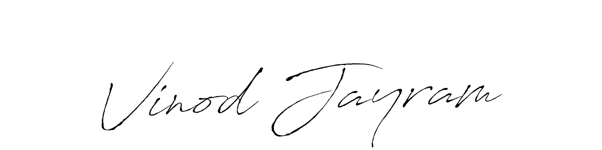 Use a signature maker to create a handwritten signature online. With this signature software, you can design (Antro_Vectra) your own signature for name Vinod Jayram. Vinod Jayram signature style 6 images and pictures png