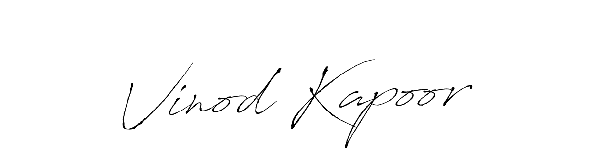 Vinod Kapoor stylish signature style. Best Handwritten Sign (Antro_Vectra) for my name. Handwritten Signature Collection Ideas for my name Vinod Kapoor. Vinod Kapoor signature style 6 images and pictures png