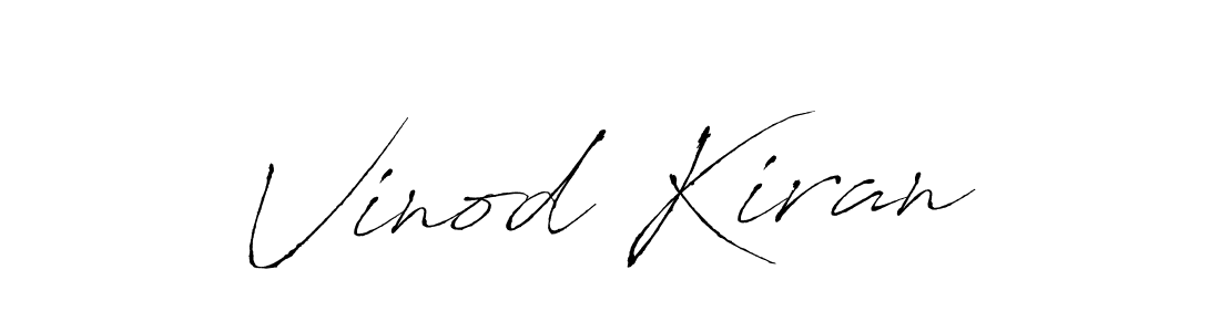 Similarly Antro_Vectra is the best handwritten signature design. Signature creator online .You can use it as an online autograph creator for name Vinod Kiran. Vinod Kiran signature style 6 images and pictures png