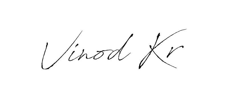 Antro_Vectra is a professional signature style that is perfect for those who want to add a touch of class to their signature. It is also a great choice for those who want to make their signature more unique. Get Vinod Kr name to fancy signature for free. Vinod Kr signature style 6 images and pictures png