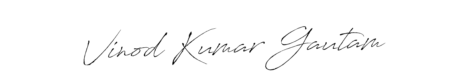 Make a short Vinod Kumar Gautam signature style. Manage your documents anywhere anytime using Antro_Vectra. Create and add eSignatures, submit forms, share and send files easily. Vinod Kumar Gautam signature style 6 images and pictures png