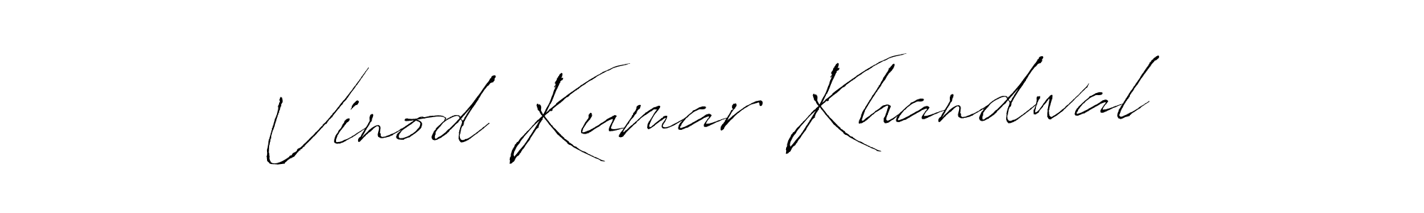 You should practise on your own different ways (Antro_Vectra) to write your name (Vinod Kumar Khandwal) in signature. don't let someone else do it for you. Vinod Kumar Khandwal signature style 6 images and pictures png