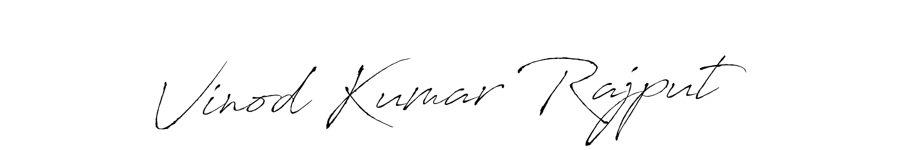 Vinod Kumar Rajput stylish signature style. Best Handwritten Sign (Antro_Vectra) for my name. Handwritten Signature Collection Ideas for my name Vinod Kumar Rajput. Vinod Kumar Rajput signature style 6 images and pictures png