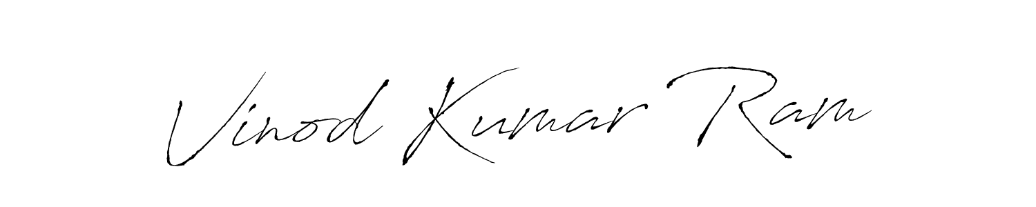 Make a beautiful signature design for name Vinod Kumar Ram. With this signature (Antro_Vectra) style, you can create a handwritten signature for free. Vinod Kumar Ram signature style 6 images and pictures png