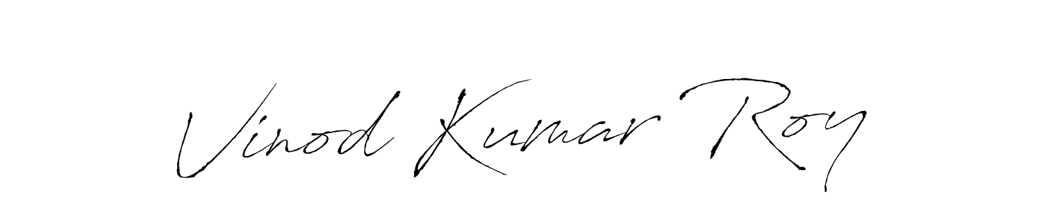 Make a beautiful signature design for name Vinod Kumar Roy. With this signature (Antro_Vectra) style, you can create a handwritten signature for free. Vinod Kumar Roy signature style 6 images and pictures png