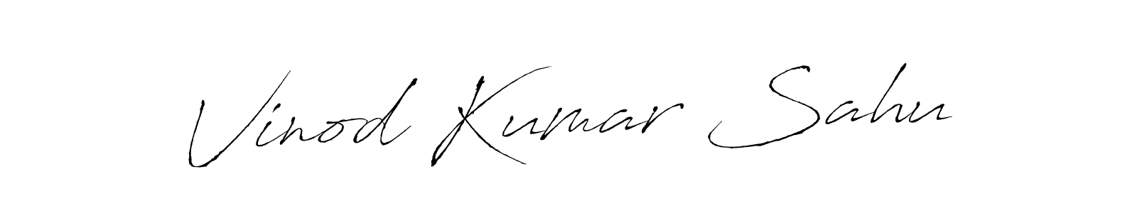 Make a short Vinod Kumar Sahu signature style. Manage your documents anywhere anytime using Antro_Vectra. Create and add eSignatures, submit forms, share and send files easily. Vinod Kumar Sahu signature style 6 images and pictures png