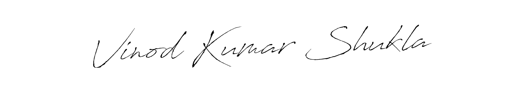 Design your own signature with our free online signature maker. With this signature software, you can create a handwritten (Antro_Vectra) signature for name Vinod Kumar Shukla. Vinod Kumar Shukla signature style 6 images and pictures png