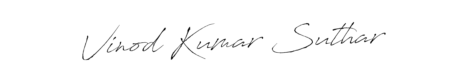 Also You can easily find your signature by using the search form. We will create Vinod Kumar Suthar name handwritten signature images for you free of cost using Antro_Vectra sign style. Vinod Kumar Suthar signature style 6 images and pictures png