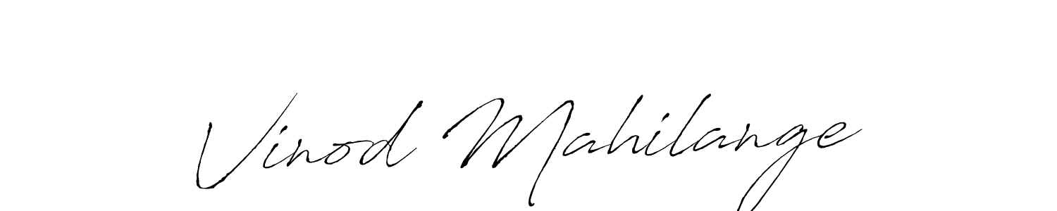 It looks lik you need a new signature style for name Vinod Mahilange. Design unique handwritten (Antro_Vectra) signature with our free signature maker in just a few clicks. Vinod Mahilange signature style 6 images and pictures png