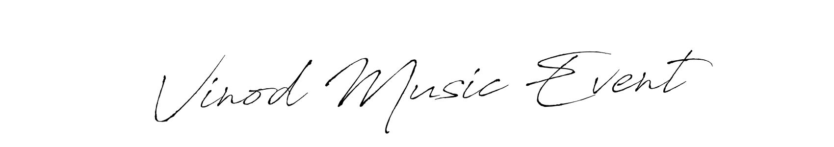 Once you've used our free online signature maker to create your best signature Antro_Vectra style, it's time to enjoy all of the benefits that Vinod Music Event name signing documents. Vinod Music Event signature style 6 images and pictures png