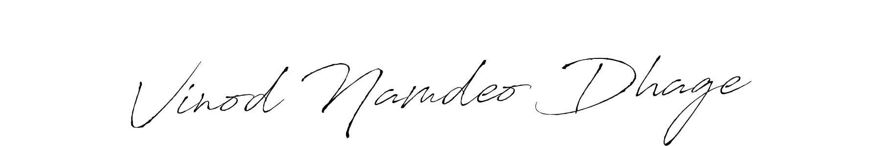 Also we have Vinod Namdeo Dhage name is the best signature style. Create professional handwritten signature collection using Antro_Vectra autograph style. Vinod Namdeo Dhage signature style 6 images and pictures png