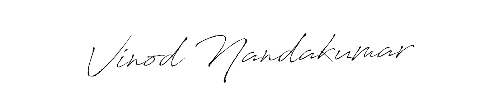 Here are the top 10 professional signature styles for the name Vinod Nandakumar. These are the best autograph styles you can use for your name. Vinod Nandakumar signature style 6 images and pictures png