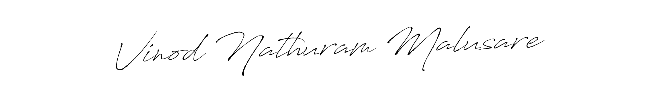 Make a beautiful signature design for name Vinod Nathuram Malusare. Use this online signature maker to create a handwritten signature for free. Vinod Nathuram Malusare signature style 6 images and pictures png