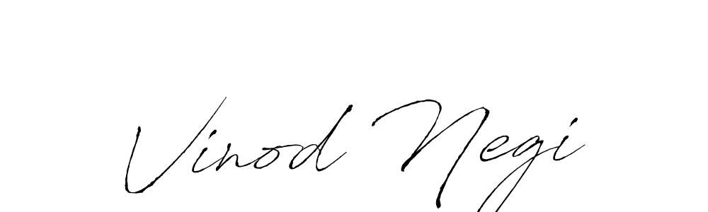 Make a beautiful signature design for name Vinod Negi. With this signature (Antro_Vectra) style, you can create a handwritten signature for free. Vinod Negi signature style 6 images and pictures png