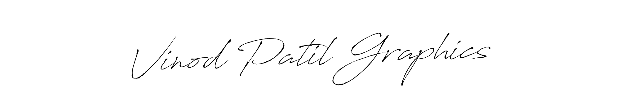 Also we have Vinod Patil Graphics name is the best signature style. Create professional handwritten signature collection using Antro_Vectra autograph style. Vinod Patil Graphics signature style 6 images and pictures png