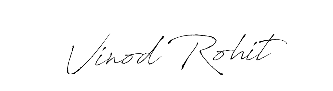 Antro_Vectra is a professional signature style that is perfect for those who want to add a touch of class to their signature. It is also a great choice for those who want to make their signature more unique. Get Vinod Rohit name to fancy signature for free. Vinod Rohit signature style 6 images and pictures png