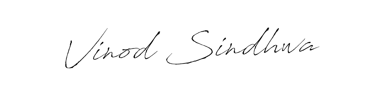 How to make Vinod Sindhwa signature? Antro_Vectra is a professional autograph style. Create handwritten signature for Vinod Sindhwa name. Vinod Sindhwa signature style 6 images and pictures png