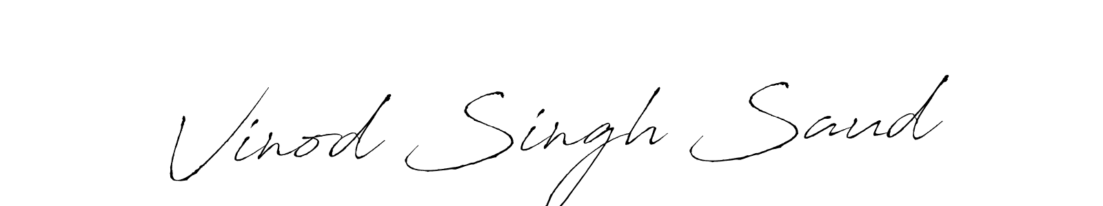 The best way (Antro_Vectra) to make a short signature is to pick only two or three words in your name. The name Vinod Singh Saud include a total of six letters. For converting this name. Vinod Singh Saud signature style 6 images and pictures png