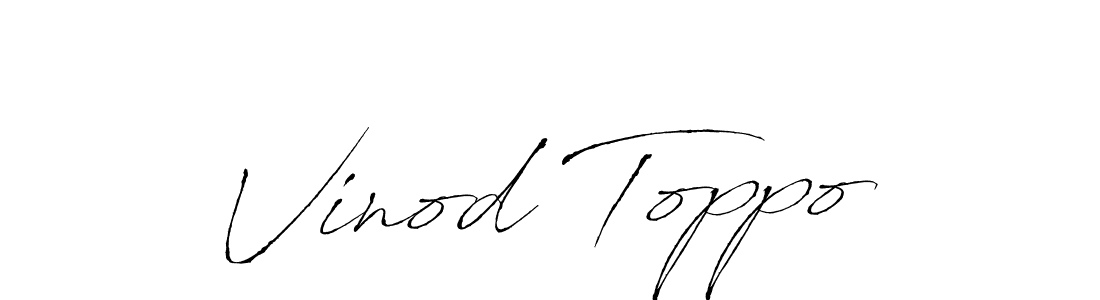 You can use this online signature creator to create a handwritten signature for the name Vinod Toppo. This is the best online autograph maker. Vinod Toppo signature style 6 images and pictures png