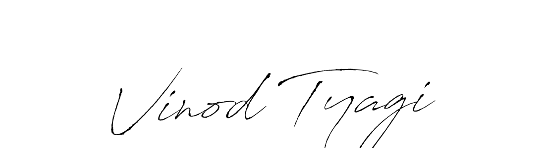 How to make Vinod Tyagi signature? Antro_Vectra is a professional autograph style. Create handwritten signature for Vinod Tyagi name. Vinod Tyagi signature style 6 images and pictures png