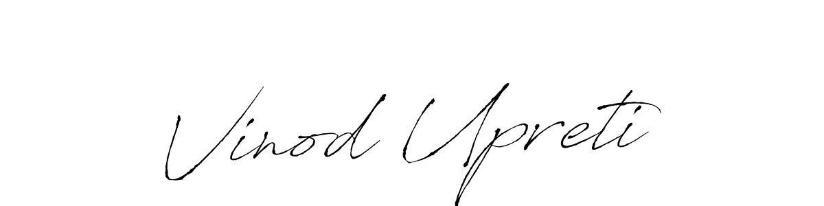 Use a signature maker to create a handwritten signature online. With this signature software, you can design (Antro_Vectra) your own signature for name Vinod Upreti. Vinod Upreti signature style 6 images and pictures png