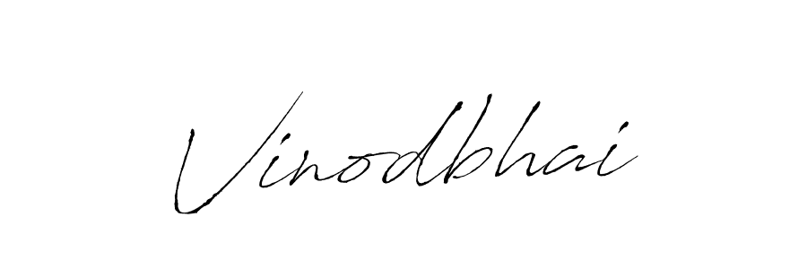 Vinodbhai stylish signature style. Best Handwritten Sign (Antro_Vectra) for my name. Handwritten Signature Collection Ideas for my name Vinodbhai. Vinodbhai signature style 6 images and pictures png