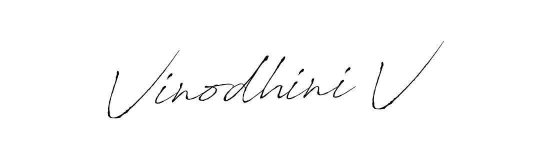 It looks lik you need a new signature style for name Vinodhini V. Design unique handwritten (Antro_Vectra) signature with our free signature maker in just a few clicks. Vinodhini V signature style 6 images and pictures png