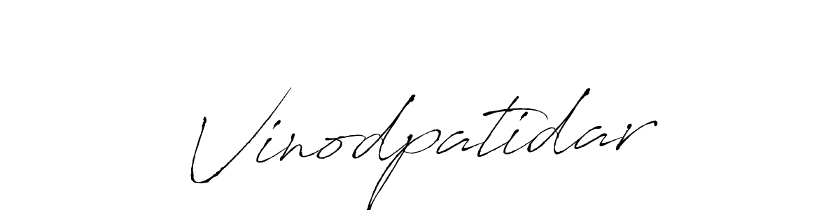 It looks lik you need a new signature style for name Vinodpatidar. Design unique handwritten (Antro_Vectra) signature with our free signature maker in just a few clicks. Vinodpatidar signature style 6 images and pictures png