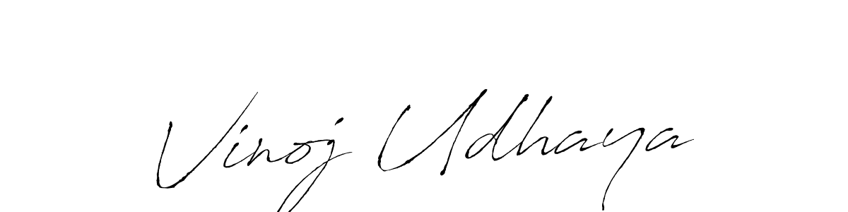 Also we have Vinoj Udhaya name is the best signature style. Create professional handwritten signature collection using Antro_Vectra autograph style. Vinoj Udhaya signature style 6 images and pictures png