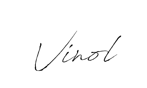 Make a beautiful signature design for name Vinol. With this signature (Antro_Vectra) style, you can create a handwritten signature for free. Vinol signature style 6 images and pictures png