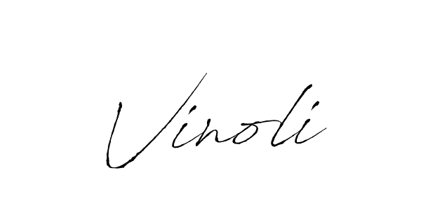 How to make Vinoli name signature. Use Antro_Vectra style for creating short signs online. This is the latest handwritten sign. Vinoli signature style 6 images and pictures png
