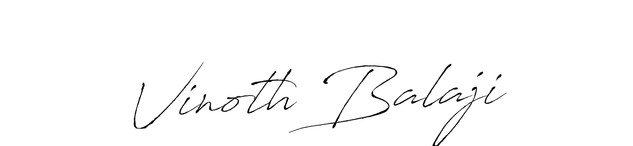 You should practise on your own different ways (Antro_Vectra) to write your name (Vinoth Balaji) in signature. don't let someone else do it for you. Vinoth Balaji signature style 6 images and pictures png