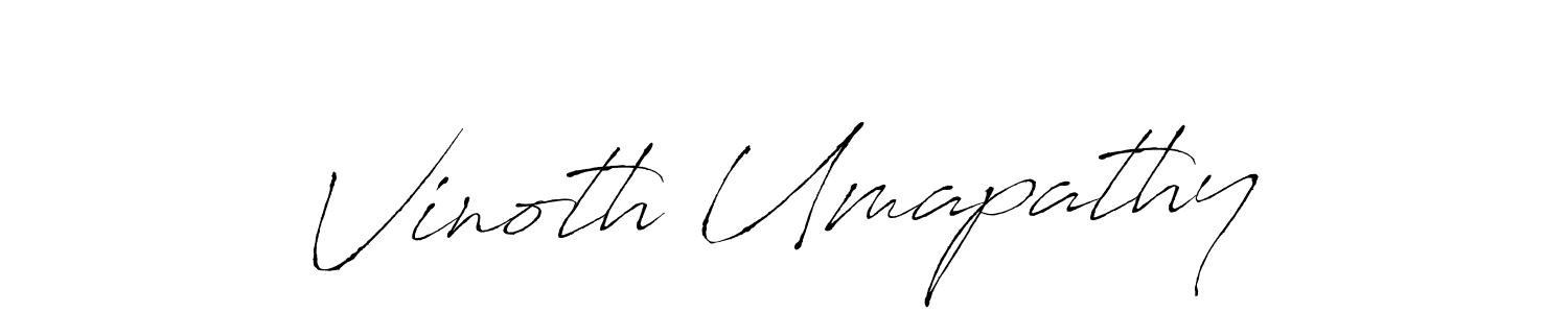 Also You can easily find your signature by using the search form. We will create Vinoth Umapathy name handwritten signature images for you free of cost using Antro_Vectra sign style. Vinoth Umapathy signature style 6 images and pictures png