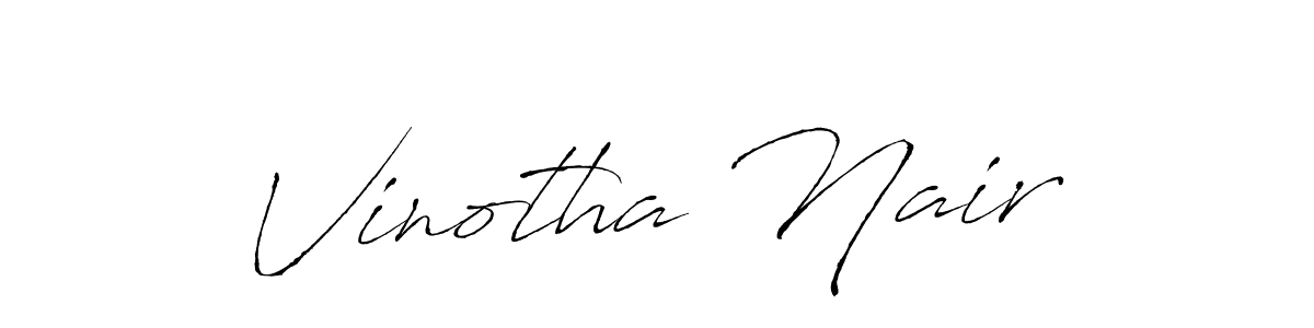 The best way (Antro_Vectra) to make a short signature is to pick only two or three words in your name. The name Vinotha Nair include a total of six letters. For converting this name. Vinotha Nair signature style 6 images and pictures png