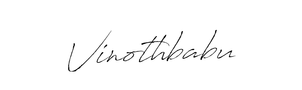 Also we have Vinothbabu name is the best signature style. Create professional handwritten signature collection using Antro_Vectra autograph style. Vinothbabu signature style 6 images and pictures png