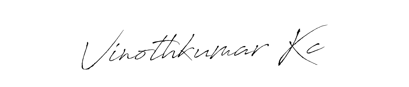 How to Draw Vinothkumar Kc signature style? Antro_Vectra is a latest design signature styles for name Vinothkumar Kc. Vinothkumar Kc signature style 6 images and pictures png