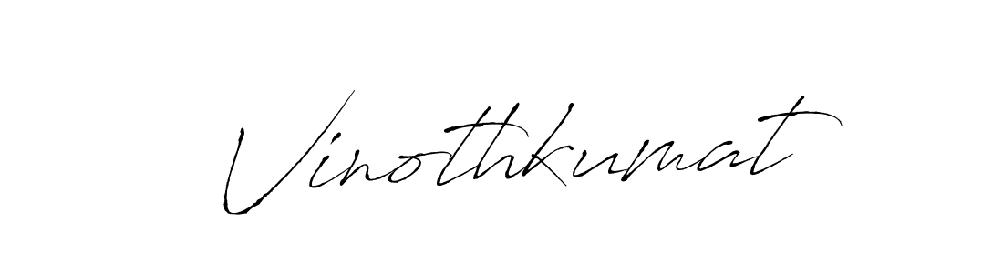 Design your own signature with our free online signature maker. With this signature software, you can create a handwritten (Antro_Vectra) signature for name Vinothkumat. Vinothkumat signature style 6 images and pictures png